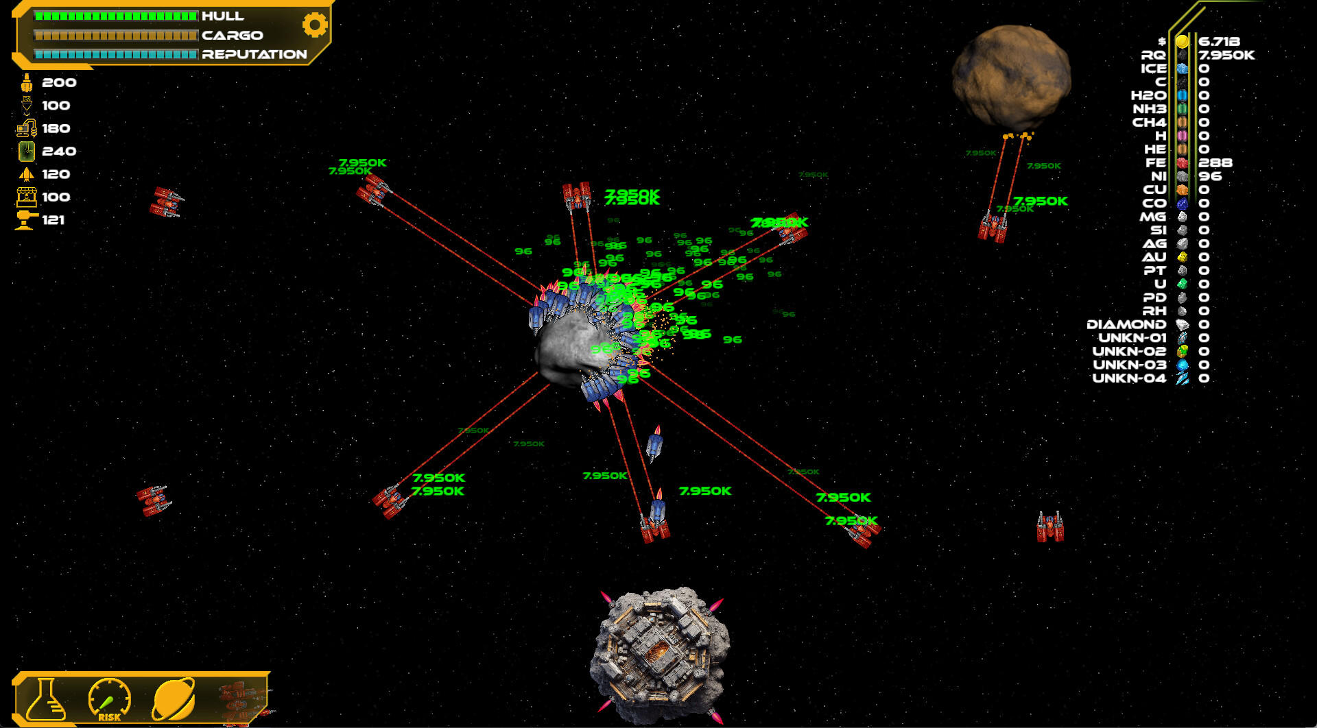 Screenshot 1 of Space Miner - 유휴 모험 