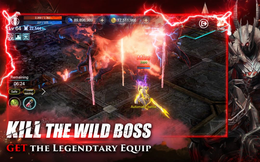 EOS RED screenshot game