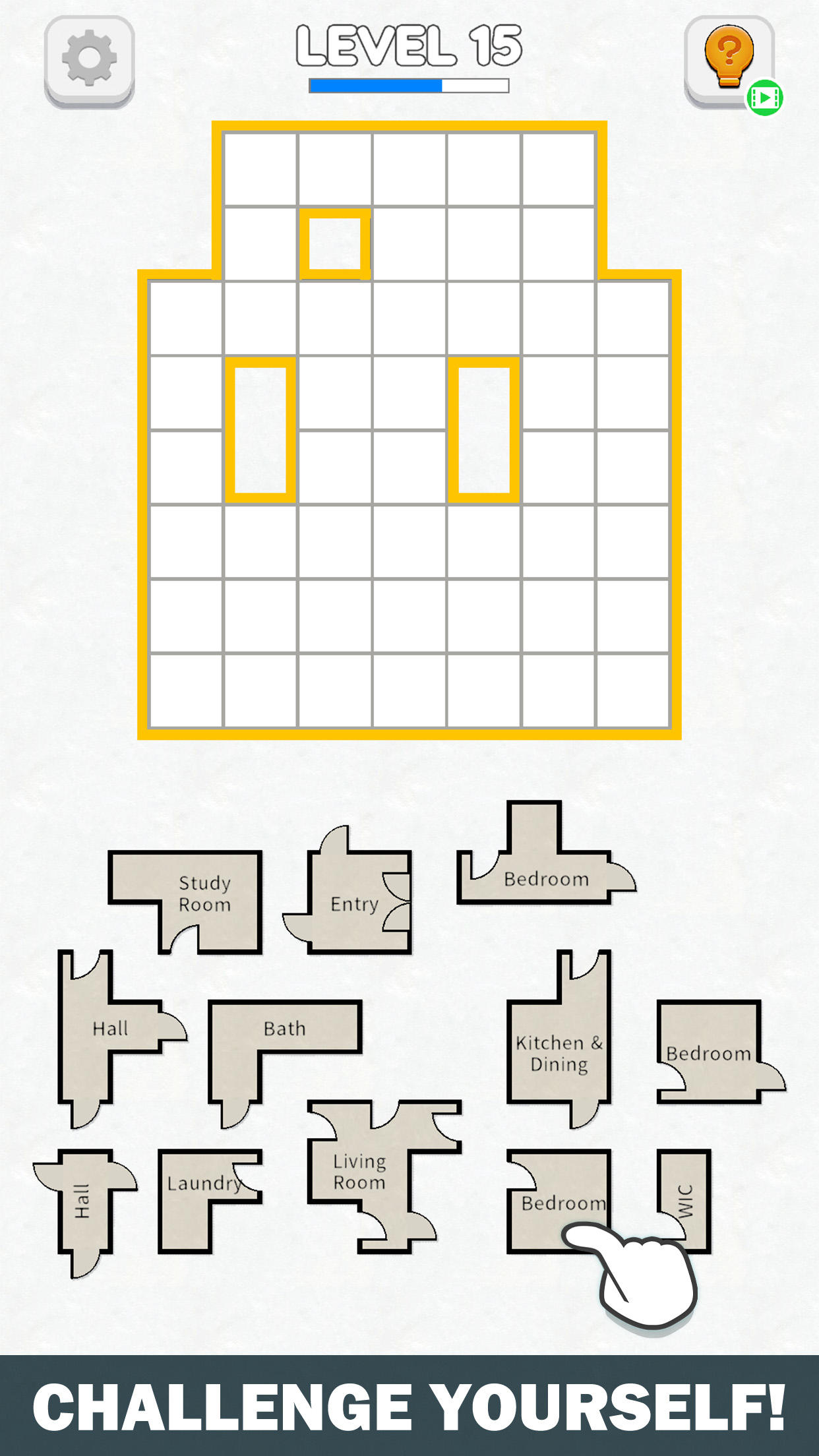 Room Sort - Floor Plan Game Game Screenshot