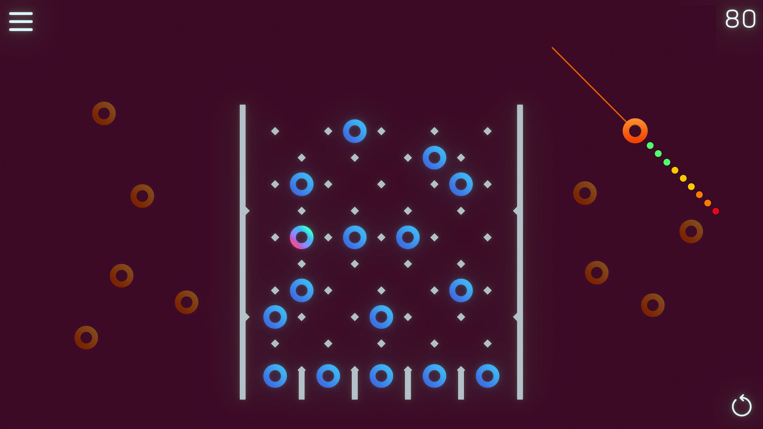 Trikky - Trickshot puzzle Game Screenshot