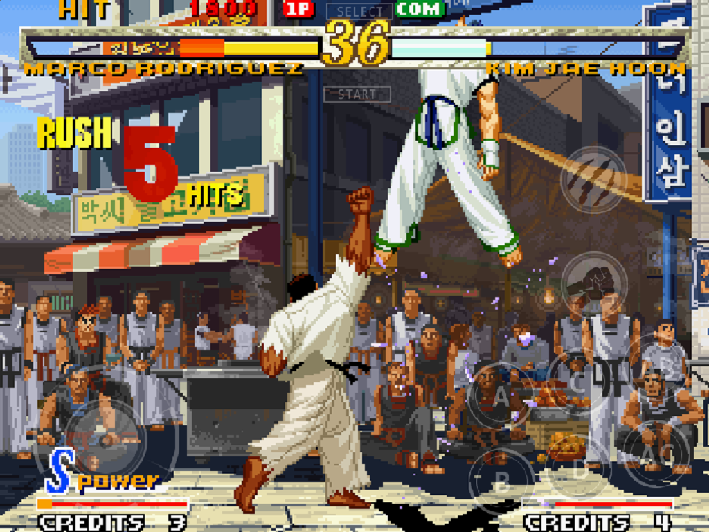 餓狼 MARK OF THE WOLVES ゲームのスクリーンショット