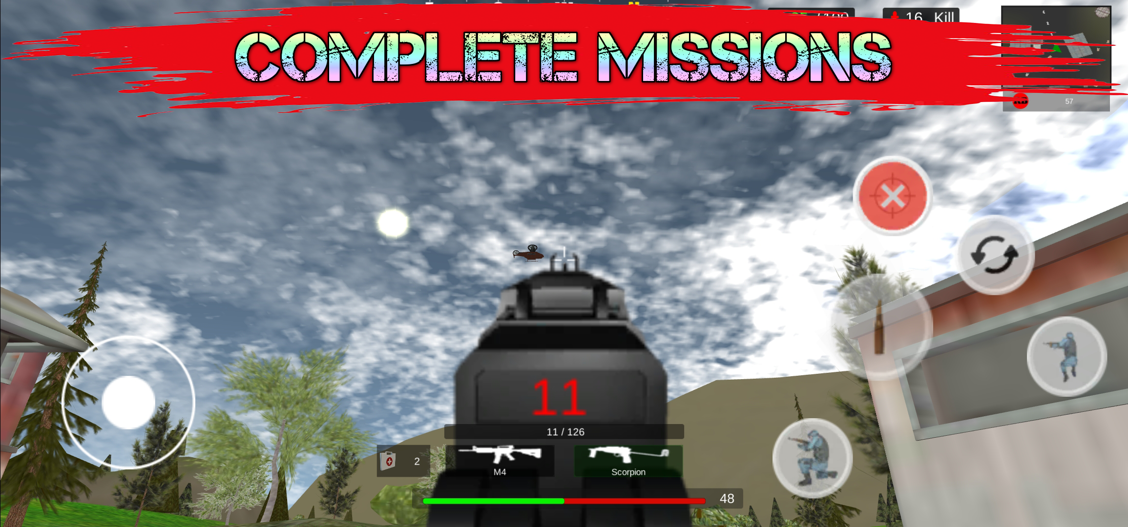 Screenshot of Bunker Battle Royal BBR mobile