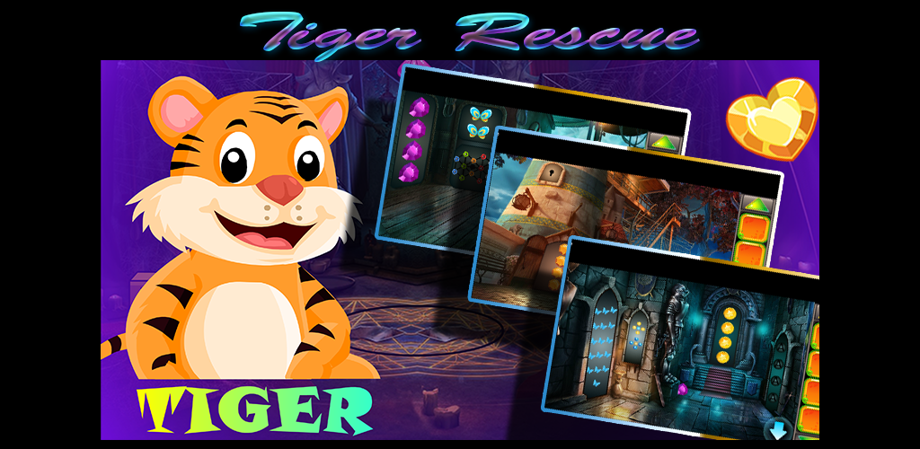Banner of Meilleur jeu d'évasion -431- Tiger Rescue Game 