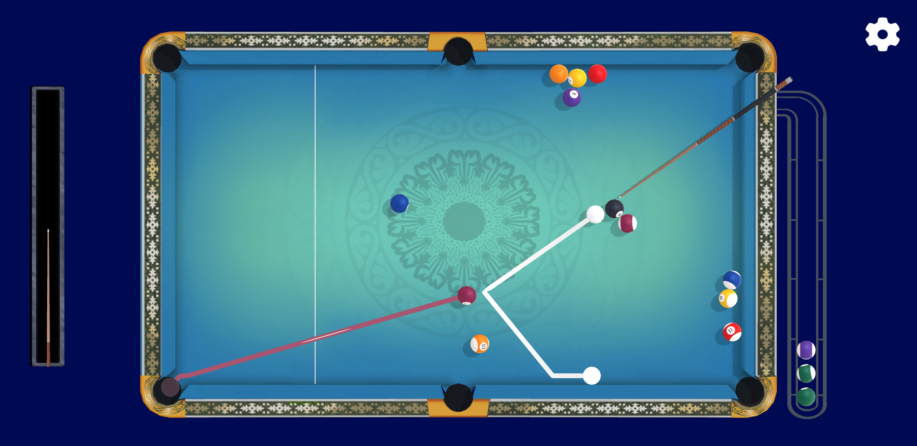 Cheto Aim Pool For Billiards Game Screenshot