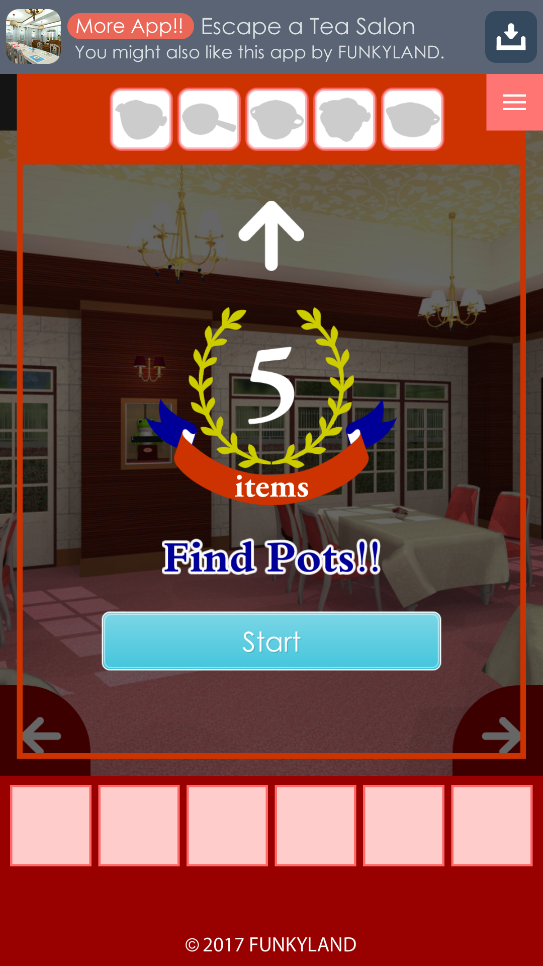 Escape a French Restaurant Game Screenshot