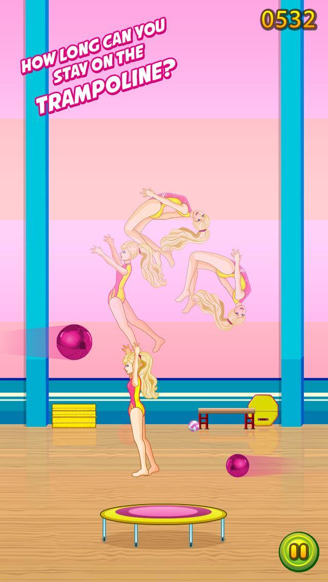 Amazing Gymnastics Trampoline Game Screenshot