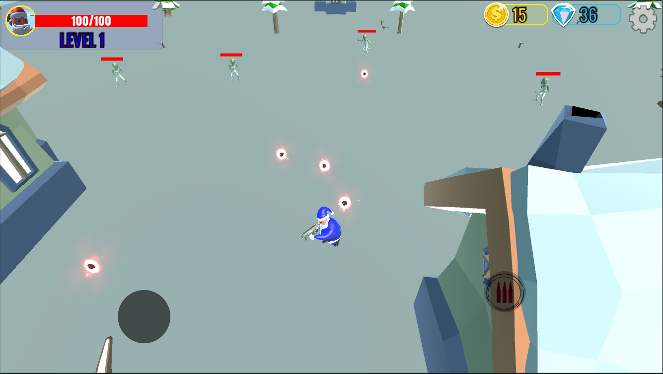 Скриншот игры Santa War