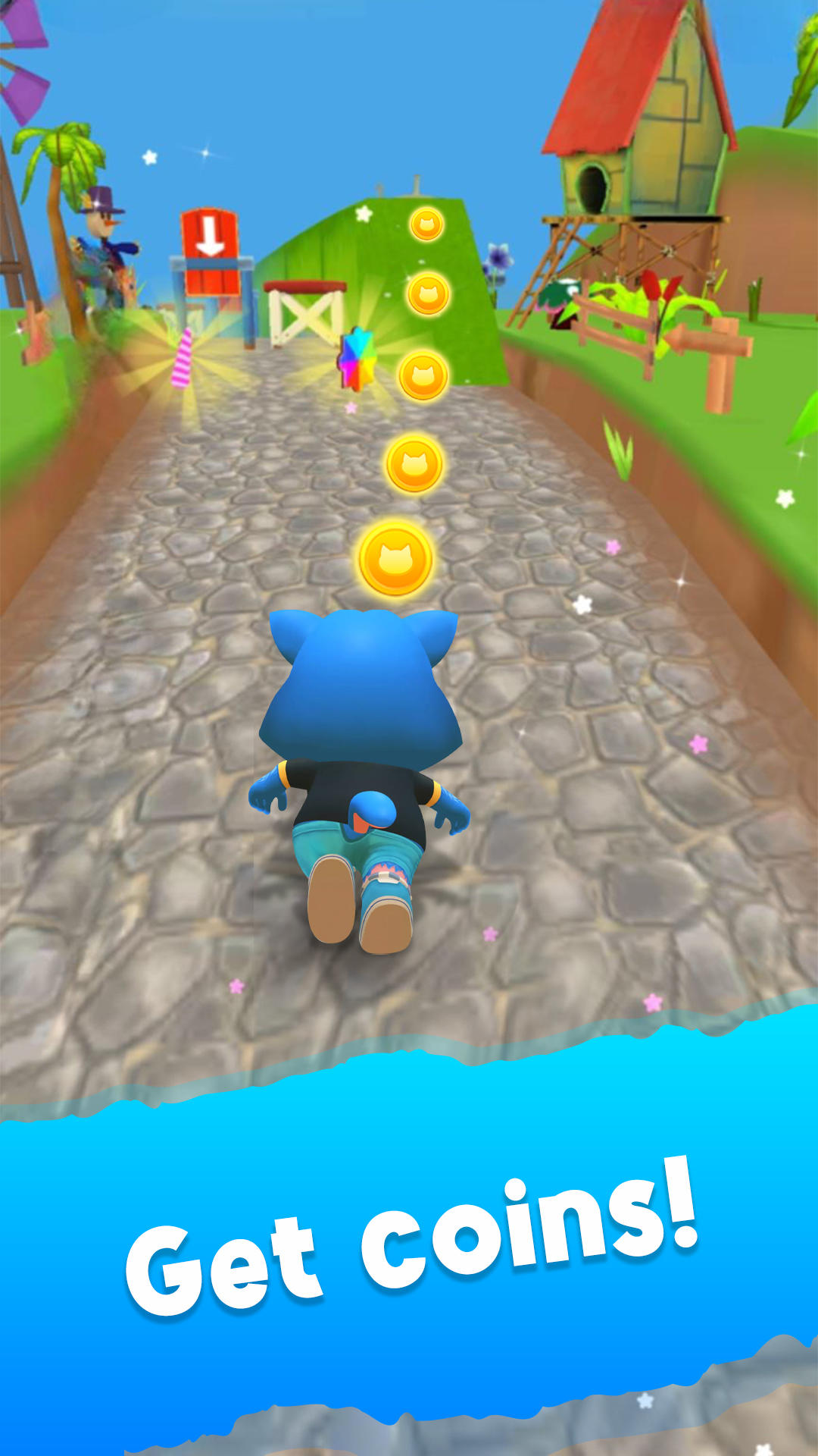 My Cat Runner - 달리기 게임 게임 스크린샷