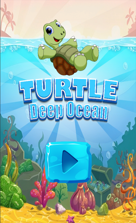 Turtle Deep Ocean Game Game Screenshot