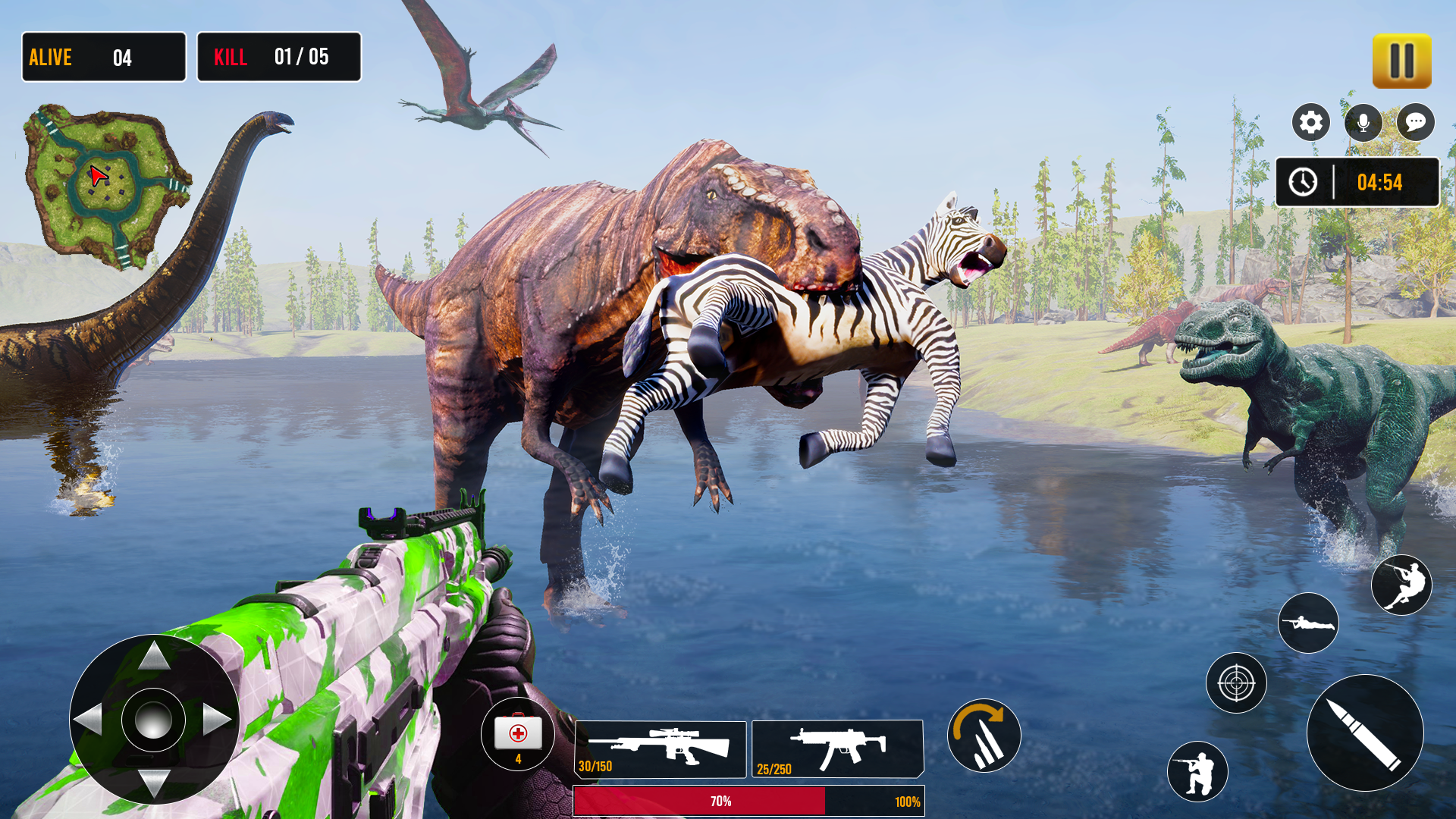 Deadly Dinosaur Hunting Game