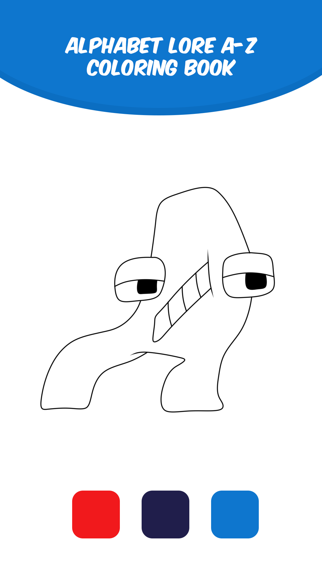 Coloring Alphabet ASMR Game Screenshot