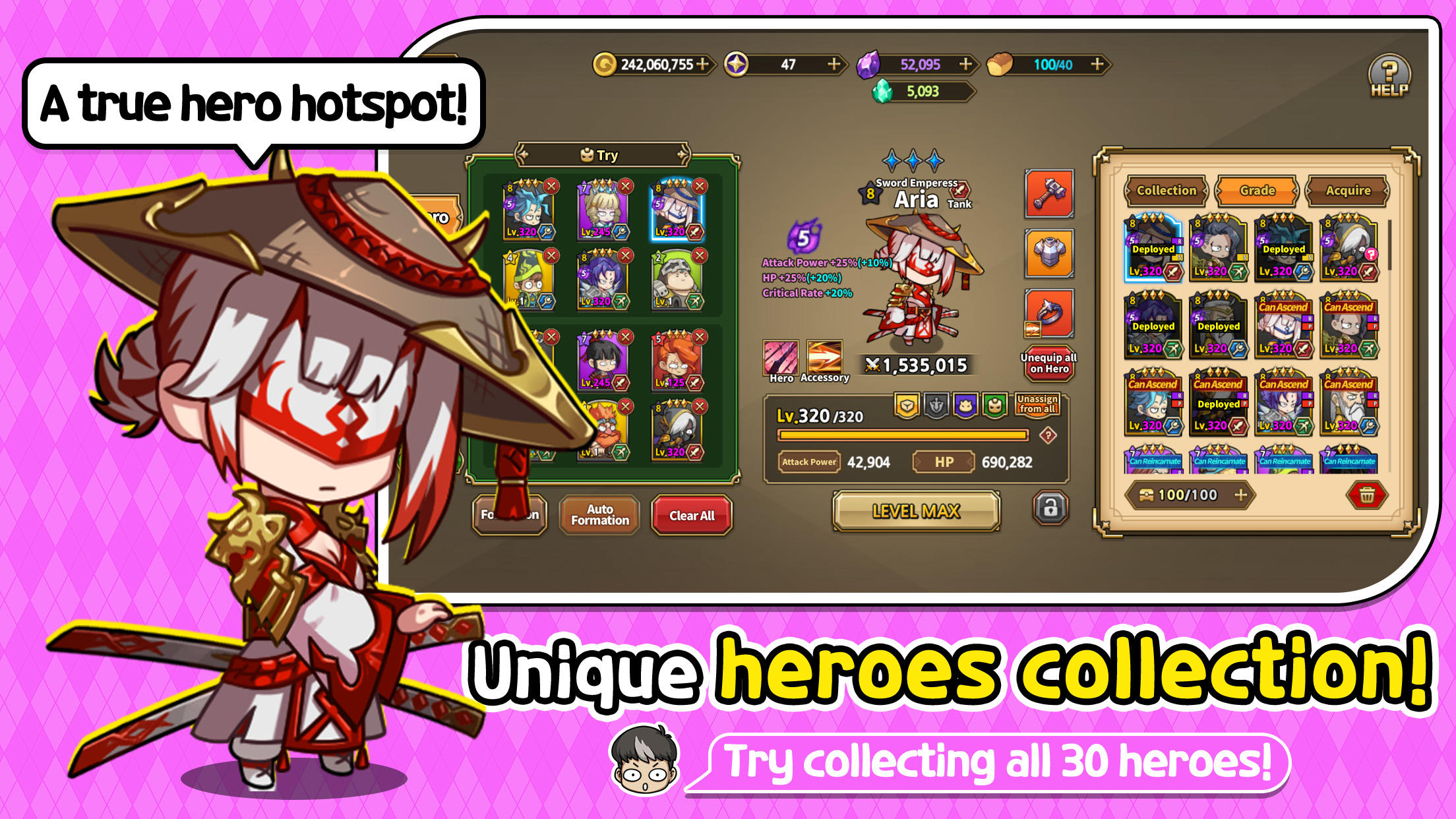 Heroes & Gear? Yoink! Game Screenshot