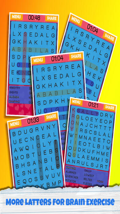 Twisty Word Search Puzzle Pro Game Screenshot