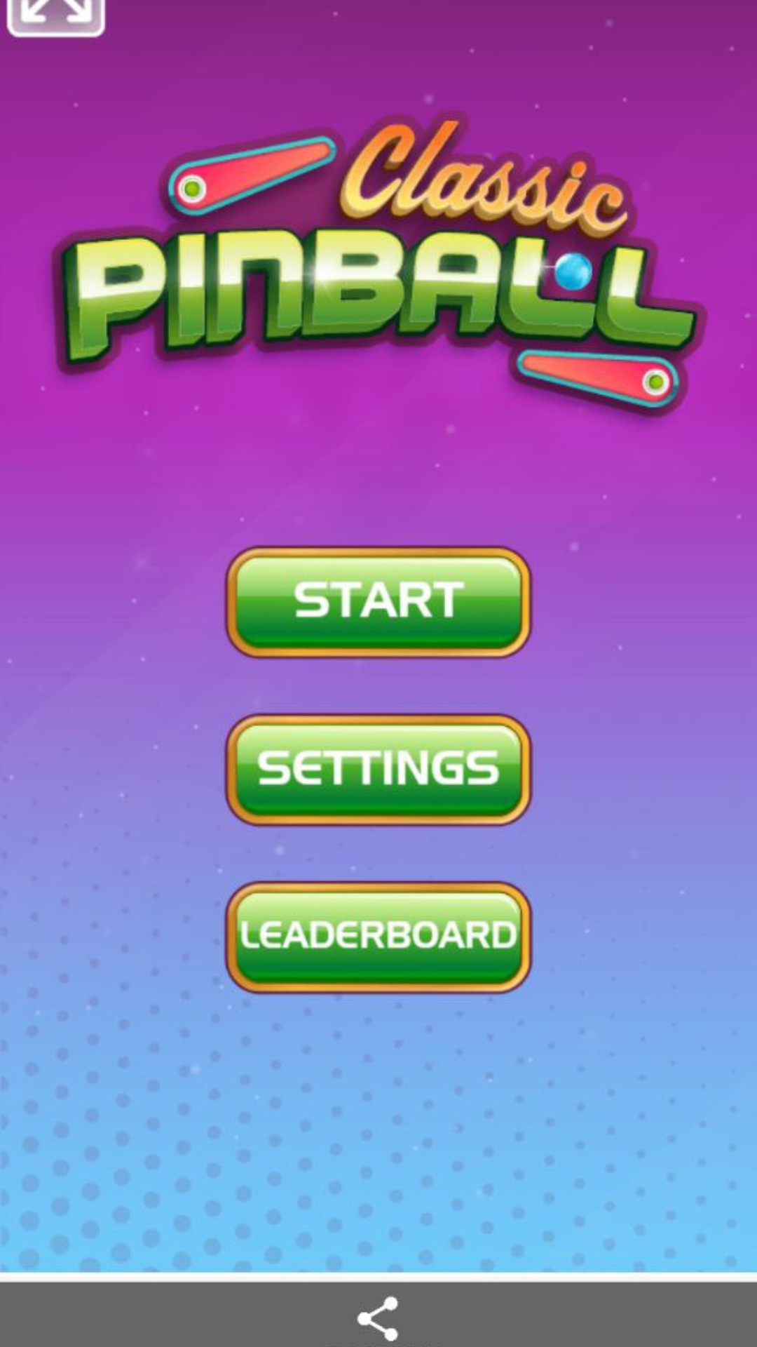 Pinball Game Screenshot