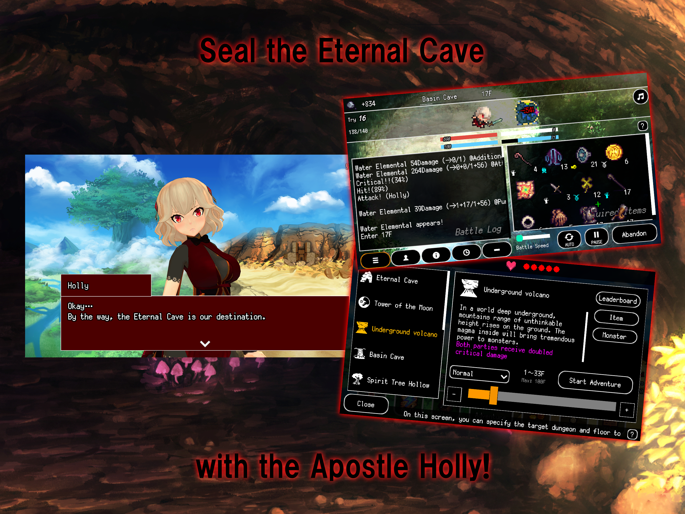 B100X - Auto Dungeon RPG Game Screenshot