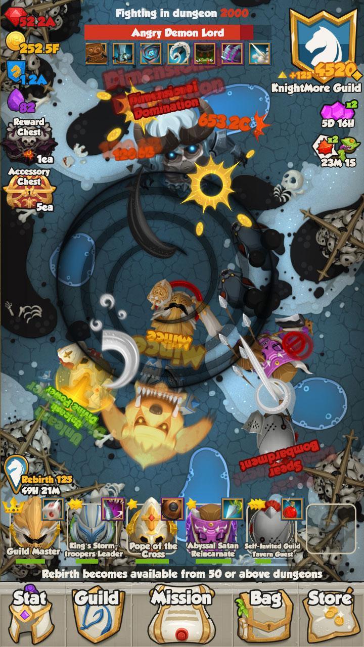 Captura de Tela do Jogo Guild Raising