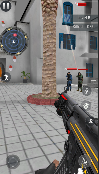 Battlefield fury: Gun shooting Game Screenshot