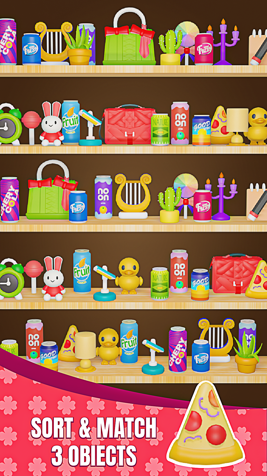 Triple Goods Merge: Sorting 3D Game Screenshot