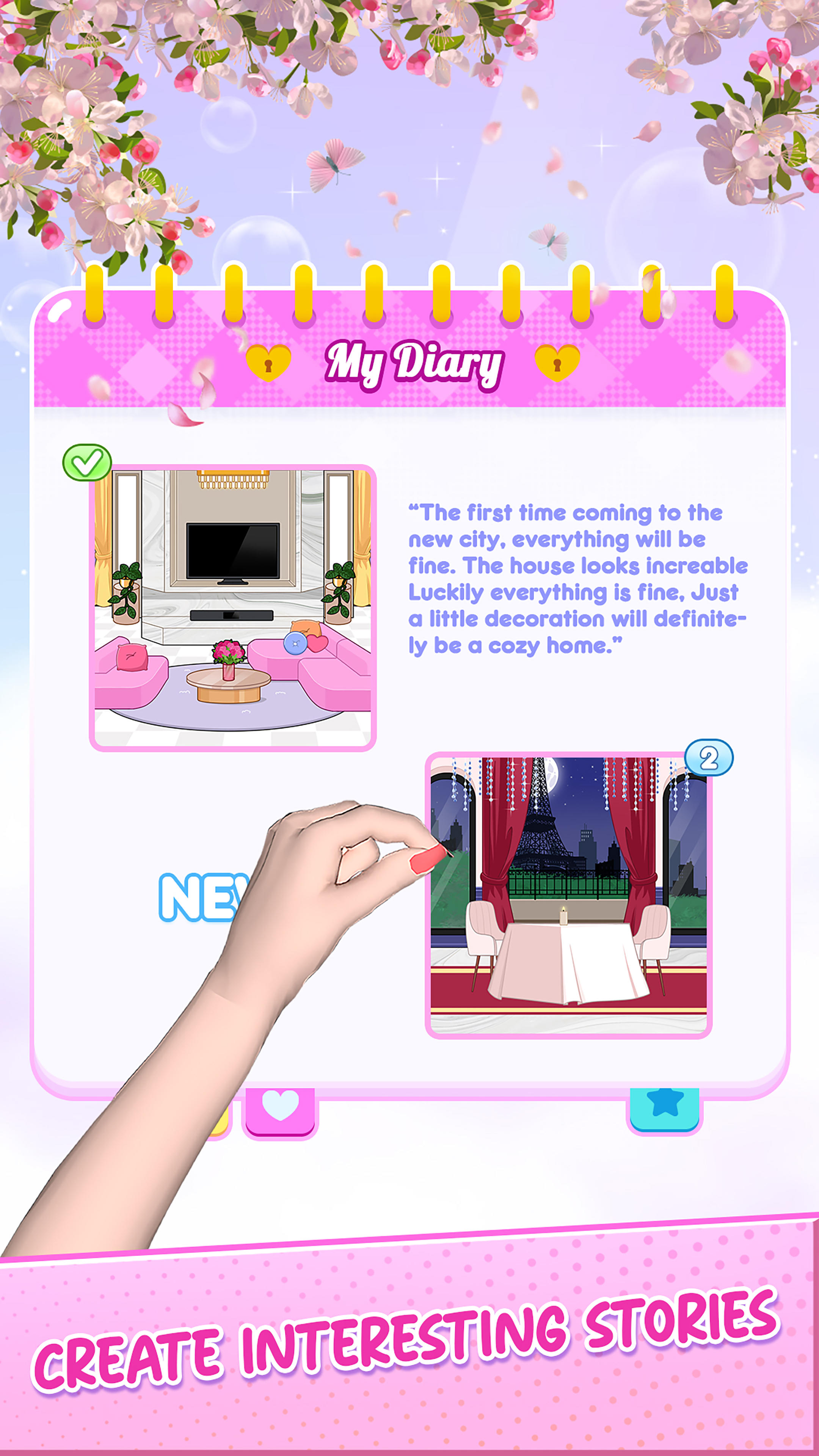 DIY Paper Doll: Dream House Game Screenshot