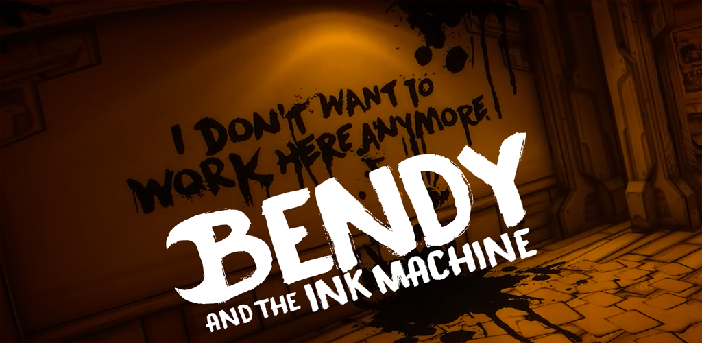 Banner of bendy zombi della macchina dell'inchiostro dell'orrore 