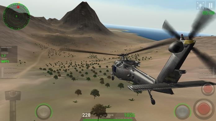 Helicopter Sim Pro Hellfire Game Screenshot