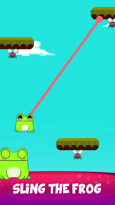 Frog Sling Game Screenshot