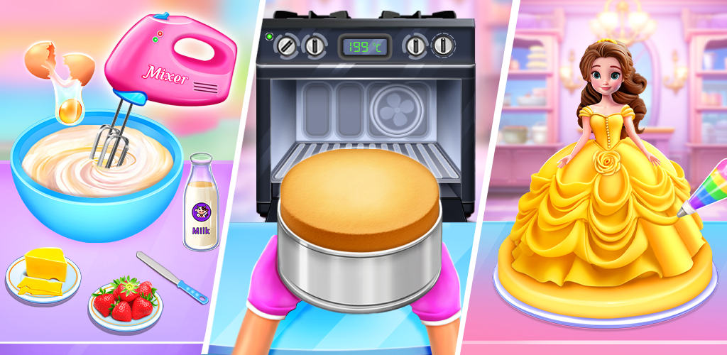 Download do APK de jogo de cozinhar bolo perfeito meninas e