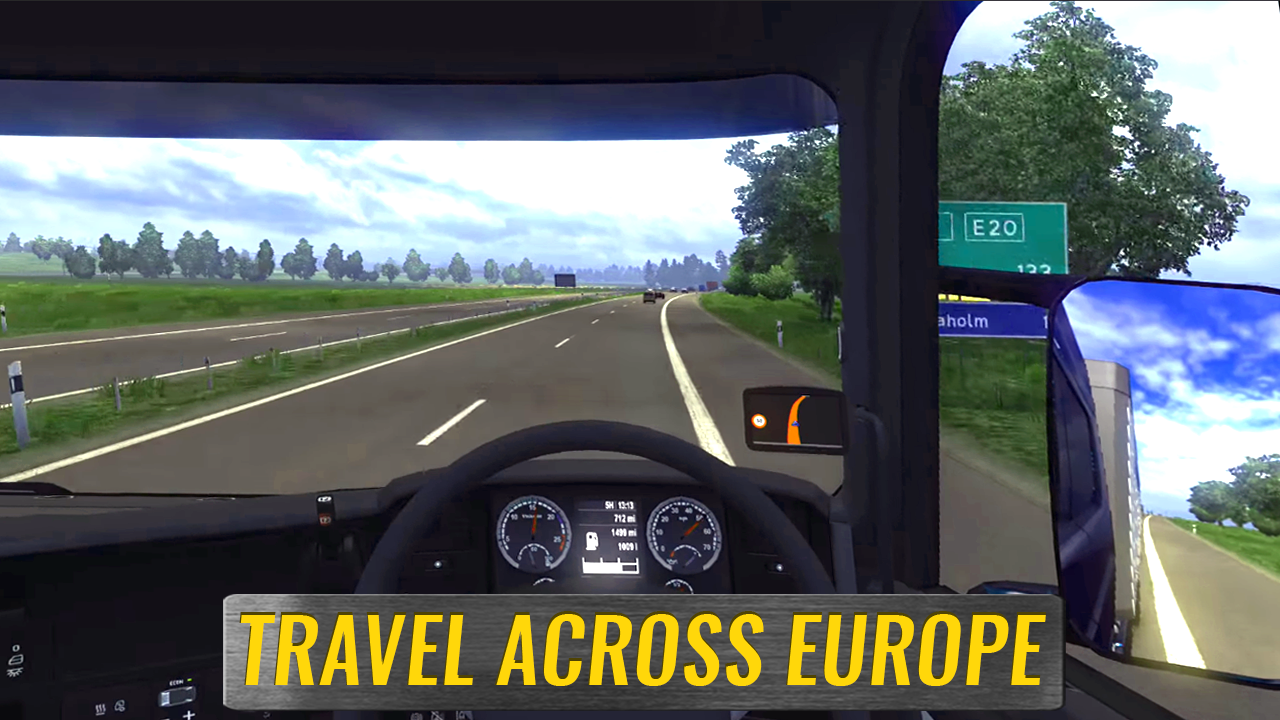 Europe Truck Simulator 2 Game Screenshot