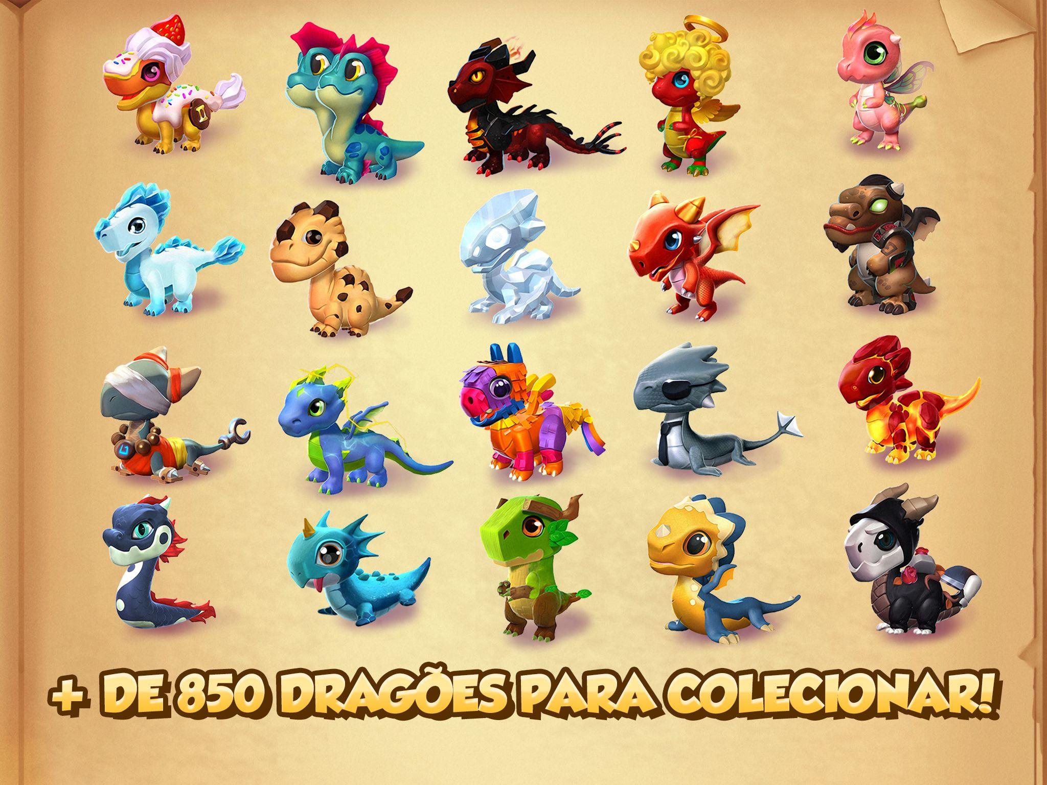 Captura de Tela do Jogo Dragon Mania Legends