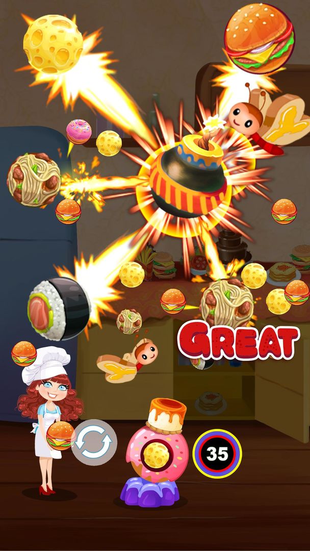 Bubble Food screenshot game