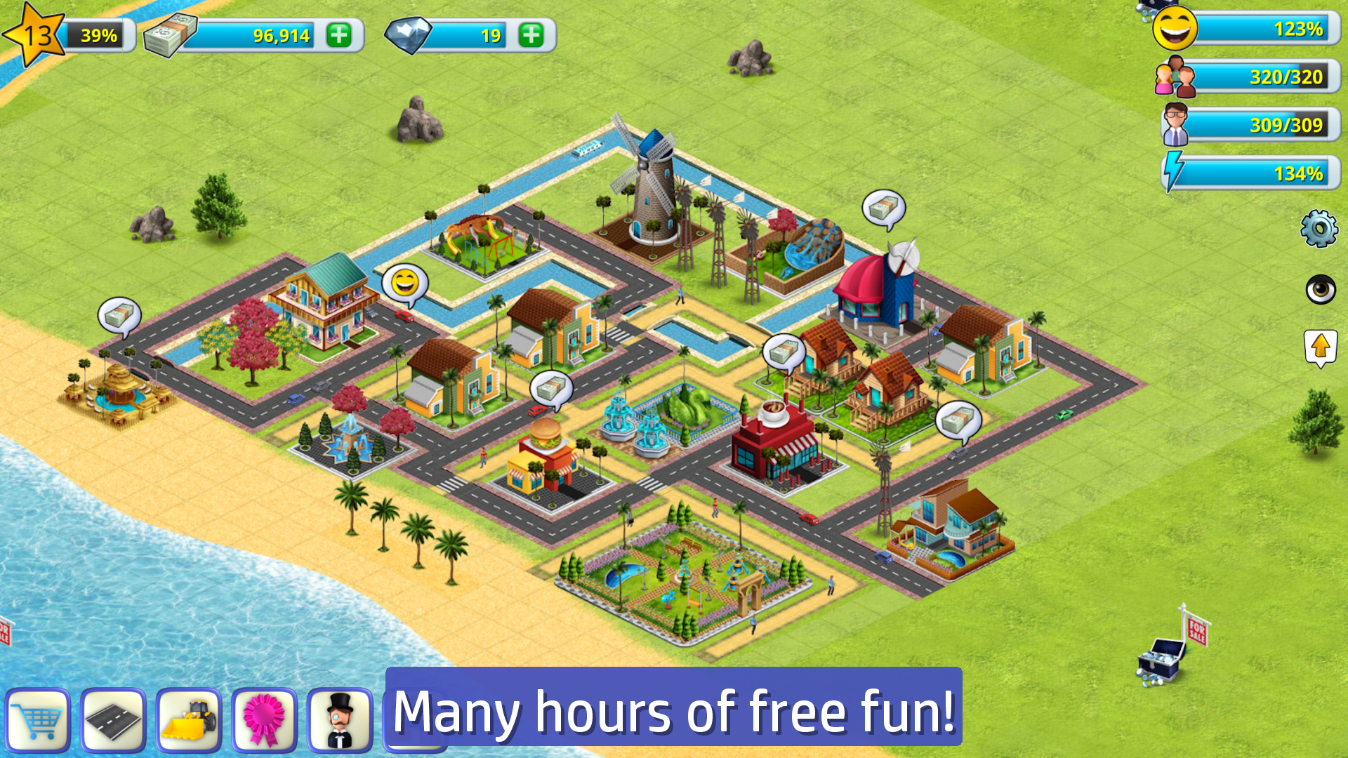 Build a Village - City Town Game Screenshot