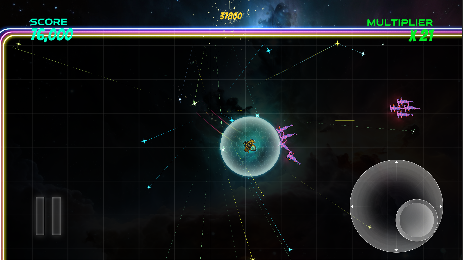 Space Shark Wrangle Fest Game Screenshot