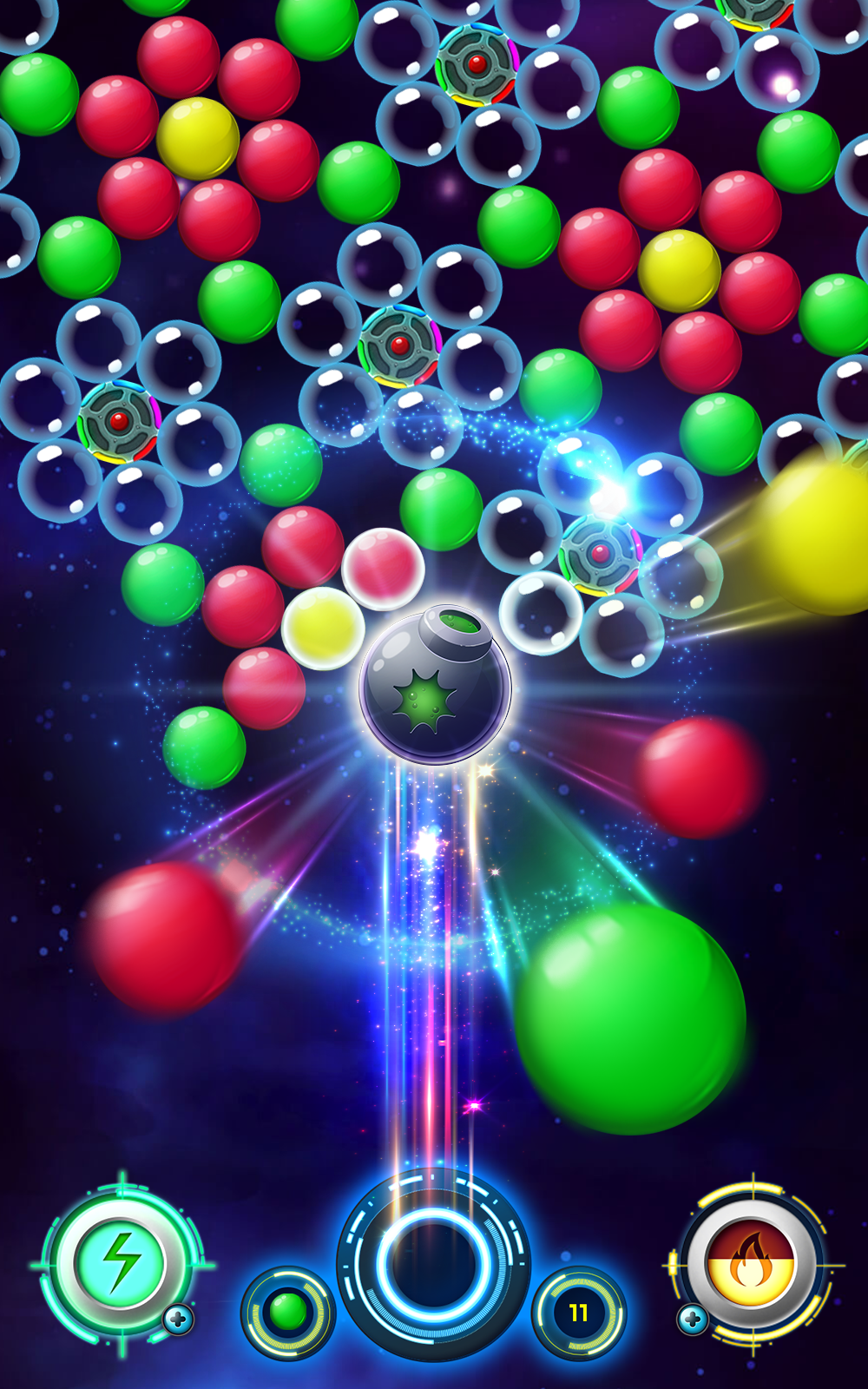 Captura de Tela do Jogo Bubble Shooter Blast