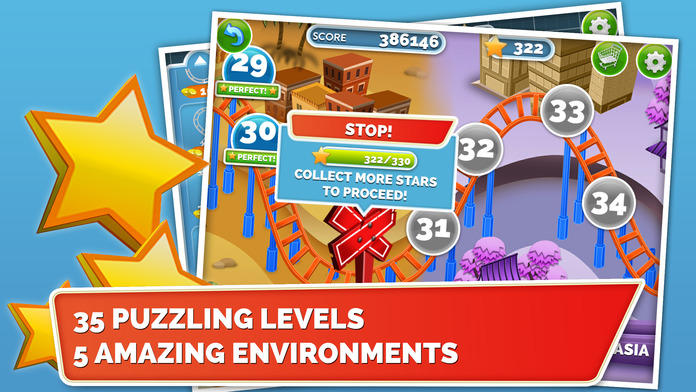 Rollercoaster Creator Express Game Screenshot