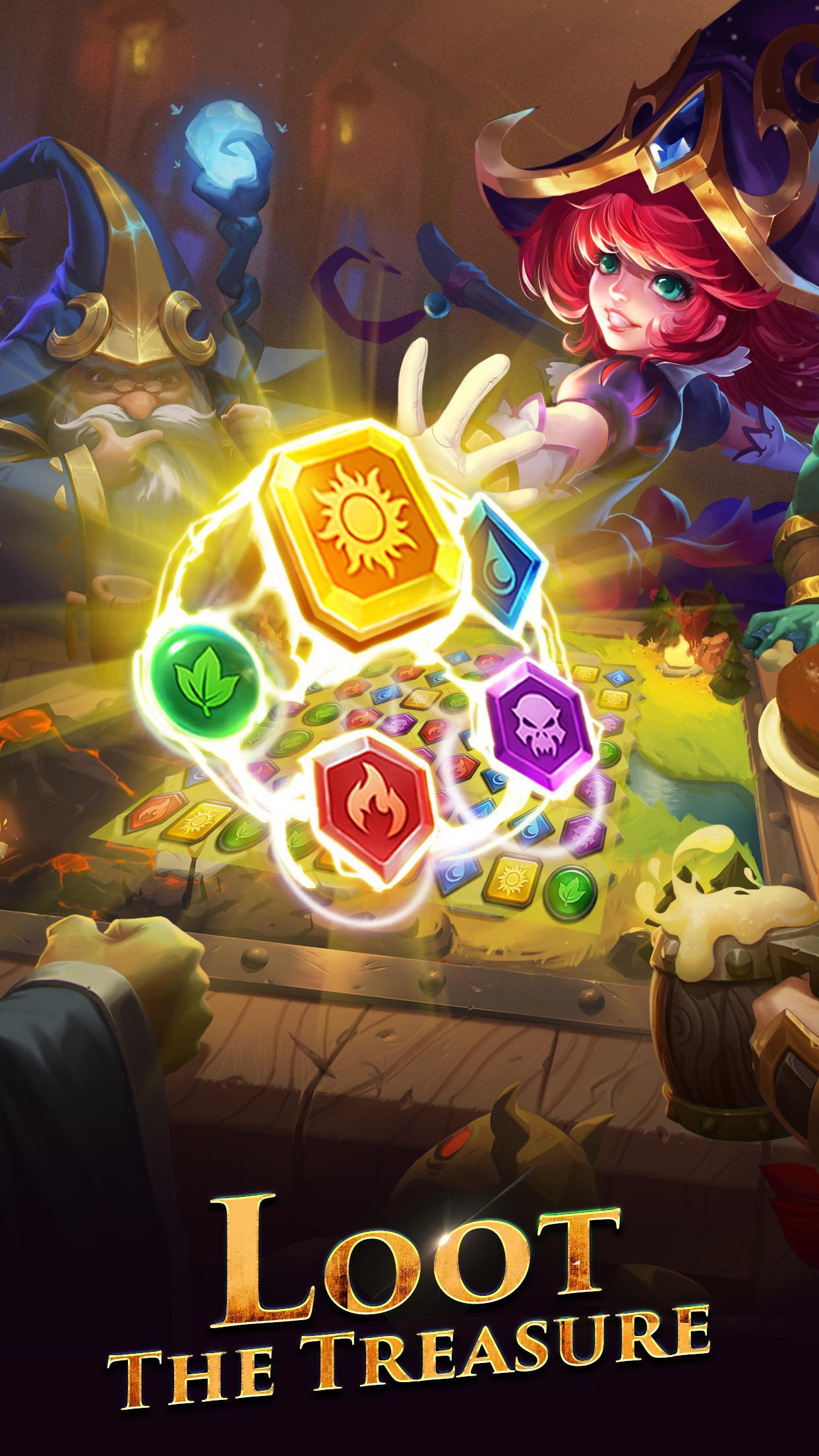 War and Wit: Heroes Match 3 ภาพหน้าจอเกม