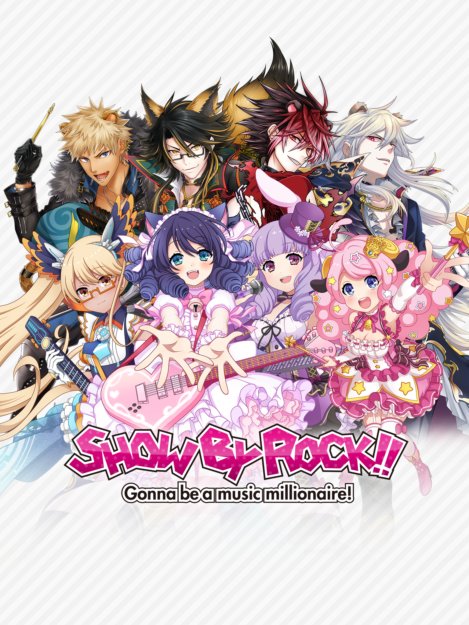 SHOW BY ROCK!![爽快音ゲー ショウバイロック］ Game Screenshot