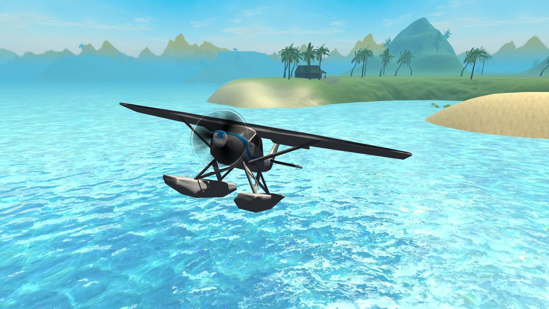 Flying Sea Plane Simulator 3D screenshot game