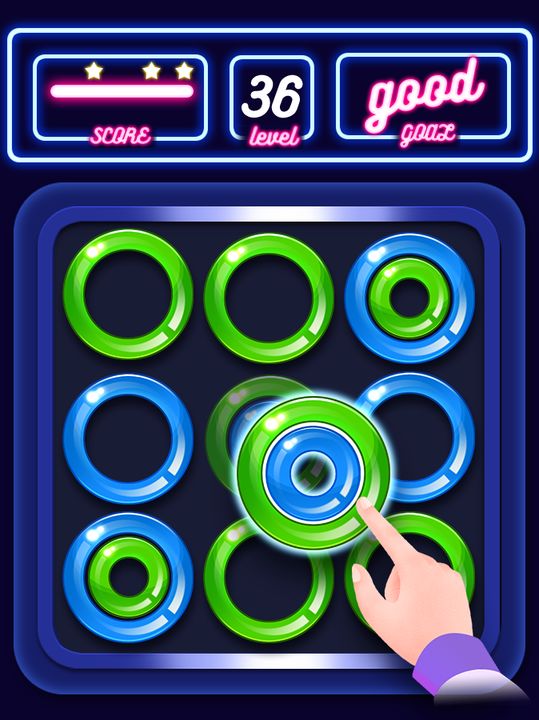 Screenshot 1 of Color Rings Match The Circles 1.0