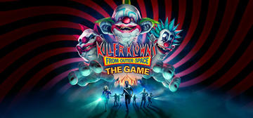 Banner of Killer Klowns from Outer Space: The Game 