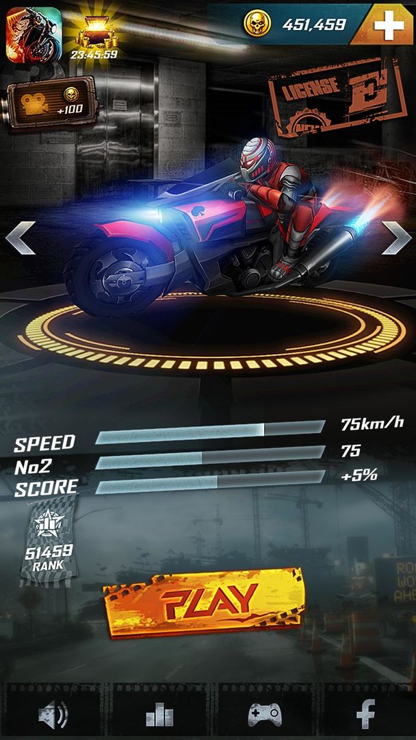 Screenshot of Death Moto 5 :   Racing Game
