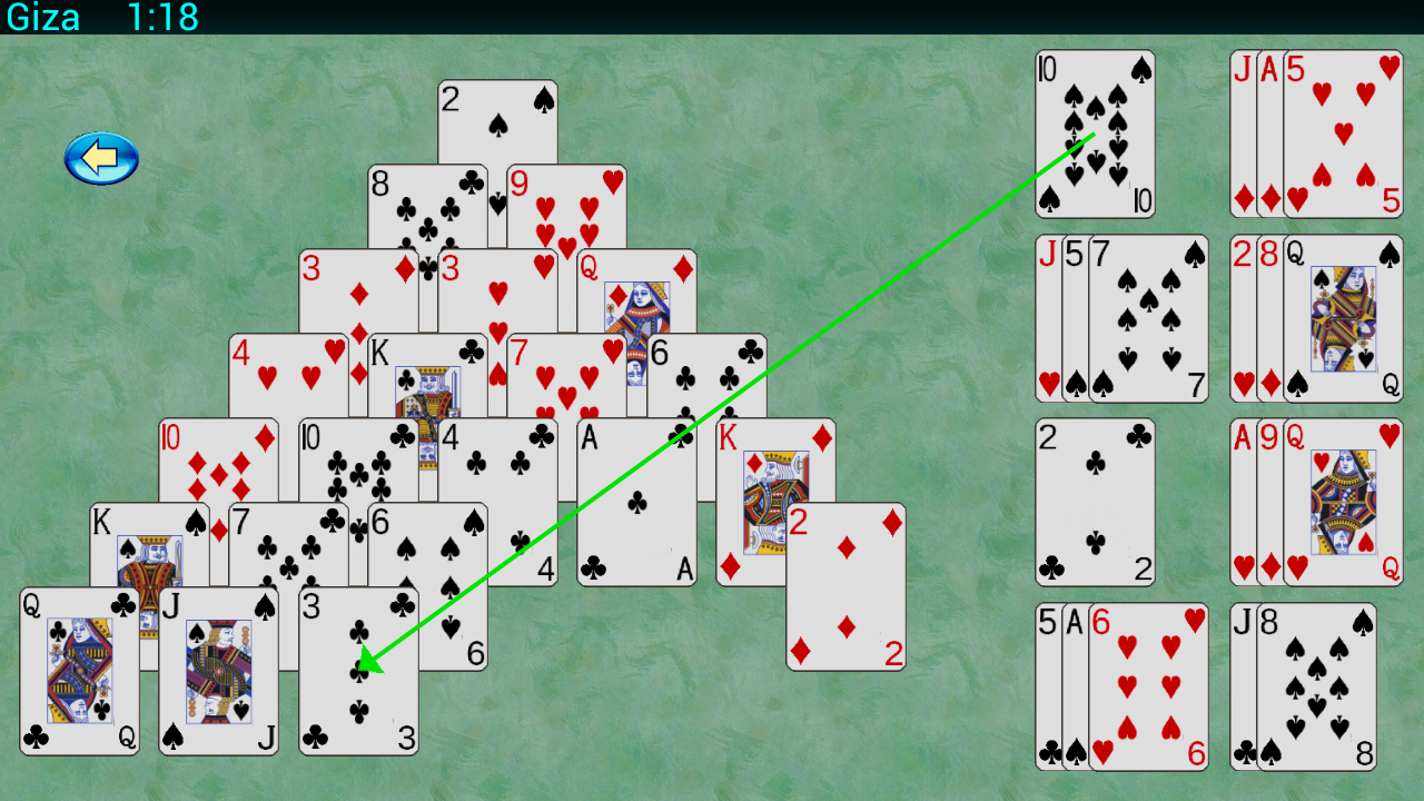 Stellar Solitaire Game Screenshot