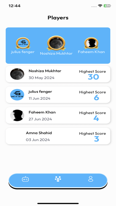 Скриншот игры Games Of Fortune