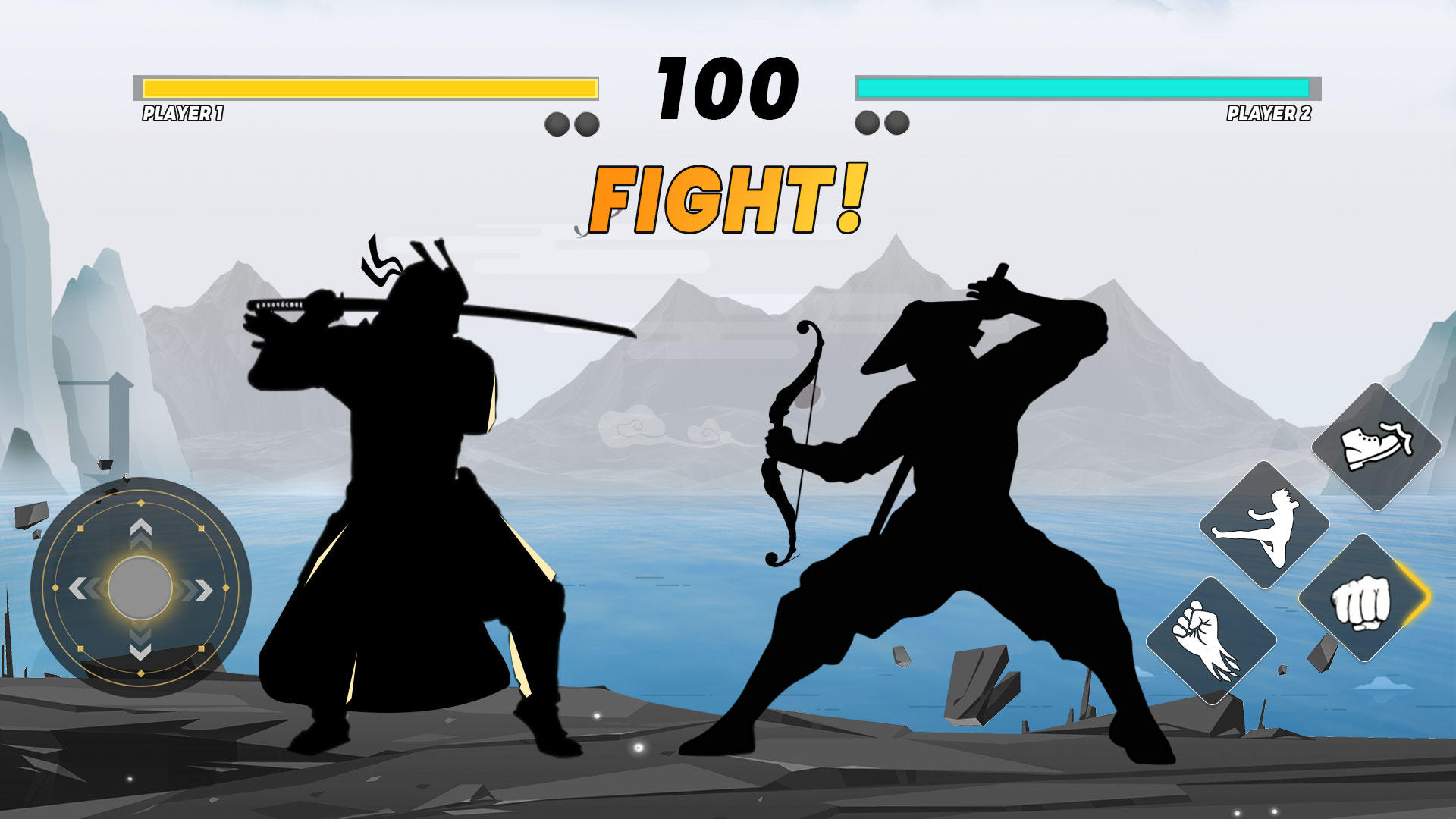 Screenshot 1 of ហ្គេម Sword Shadow Ninja 3D 2.31