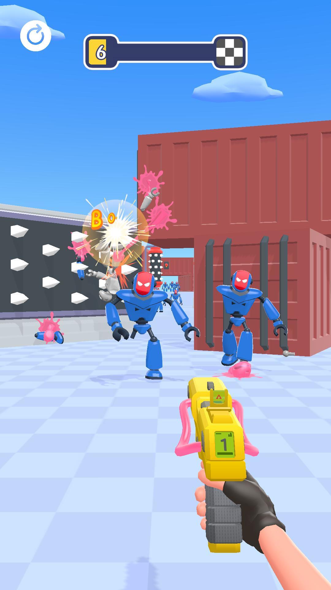 Screenshot of Tear Them All: Robot fighting