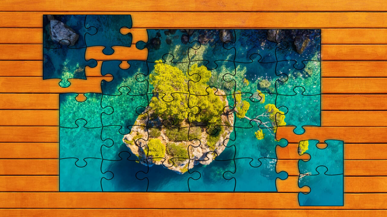 Aerial Nature Jigsaw Puzzles Game Screenshot
