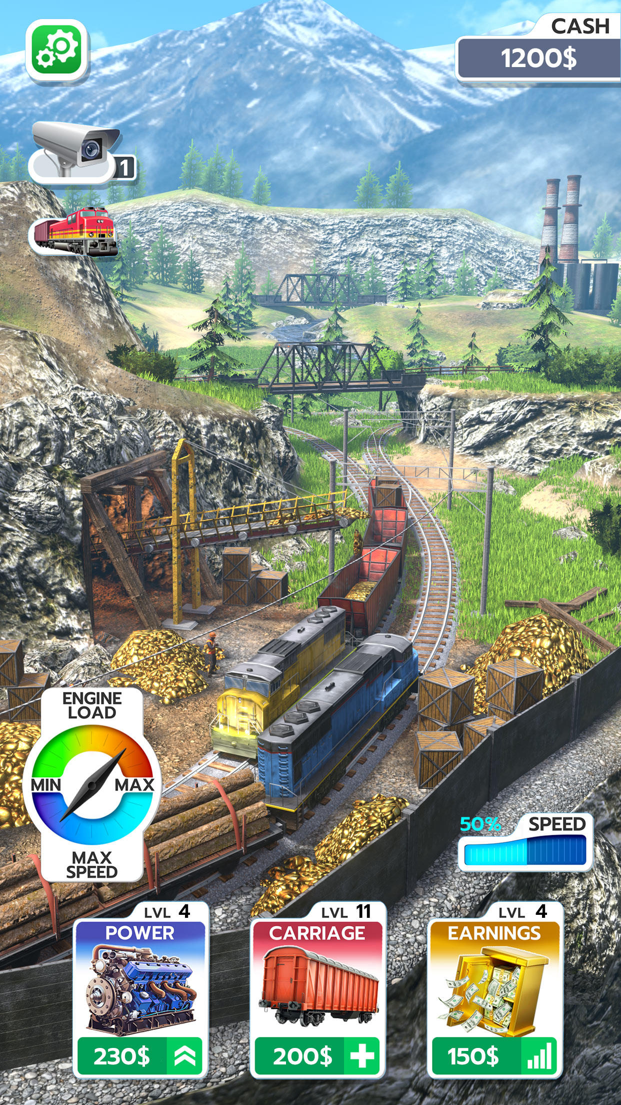 Train Delivery Simulator Game Screenshot