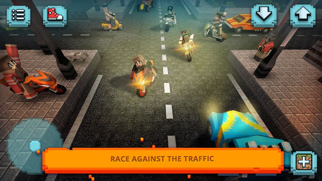 Motorcycle Racing Craft screenshot game