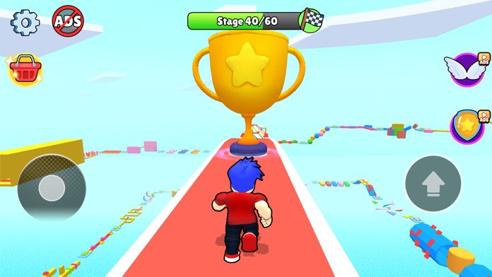 Cuplikan Layar Game Parkour World: Run and Jump Up