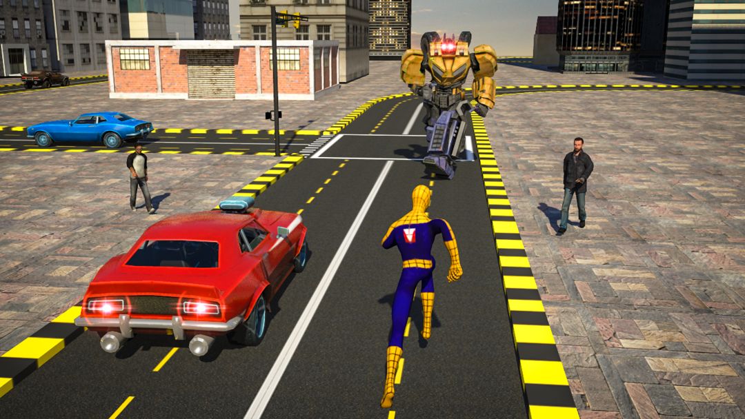 Screenshot of Superheroes Robot Battle