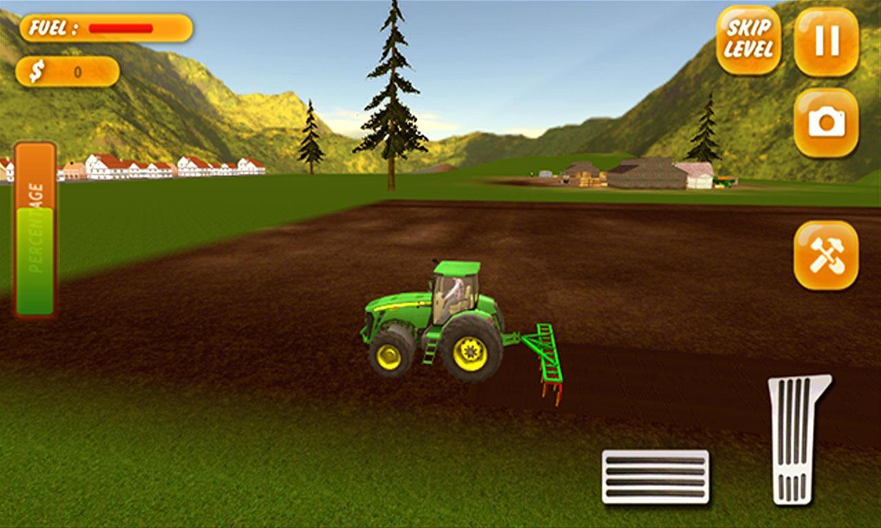 Tractor Farming Simulator 2017 Game Screenshot